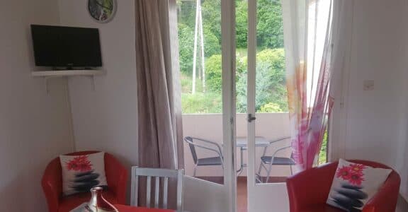 Studio N°11 résidence Albe prés des thermes avec terrasse parking wifi – DIUMENGE C