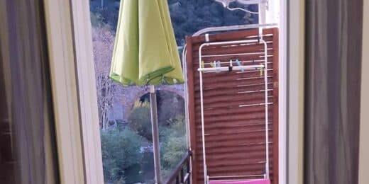 Balcon de la location à Amélie-les-Bains, proposée par Mme Ferreira